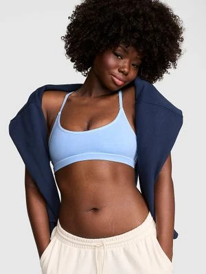 Biustonosz racerback z głębokim dekoltem All-Day Cotton Victoria's Secret