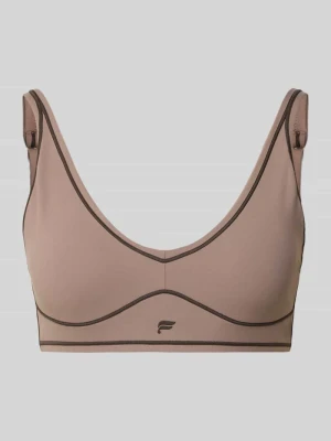 biustonosz sport o kroju slim fit z detal z logo model 'PURELUXE' Fabletics