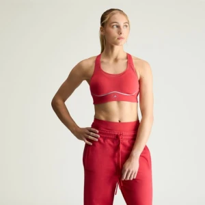 Biustonosz sportowy adidas by Stella McCartney Bieganie High Support Soft Carmine