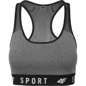 Biustonosz sportowy damski H4Z22 STAD350 4F Szary