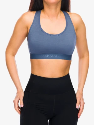 Biustonosz sportowy Icebreaker Merino 125 ZoneKnit Racerback Bra - dawn