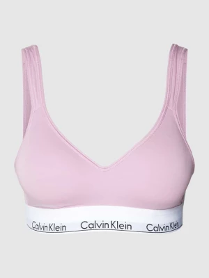 Biustonosz sportowy na szerokich ramiączkach w jednolitym kolorze Calvin Klein Underwear