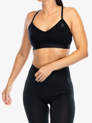 Biustonosz sportowy Odlo Merino Soft Sport Bra - black