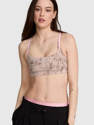Biustonosz sportowy PINK Relay z kwadratowym dekoltem i skrzyżowanymi plecami Victoria's Secret