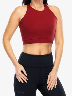 Biustonosz sportowy Smartwool Active Crop Bra - currant