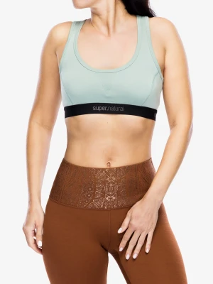 Biustonosz sportowy Super.natural Tundra220 Semplice Bra - light jade