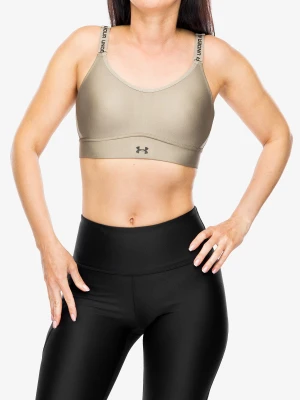 Biustonosz sportowy Under Armour Infinity 2.0 Mid Sports Bra - taupe dusk/black