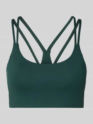 Biustonosz sportowy w kroju slim fit z nadrukiem logo model 'Principal' Fabletics