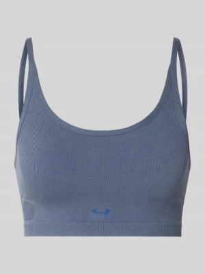 Biustonosz sportowy z mieszanki bawełny Under Armour
