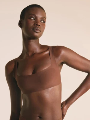 Biustonosz sportowy z mikrofibry ze zdejmowanymi wkładkami Etam