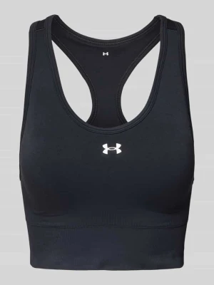 Biustonosz sportowy z nadrukiem z logo model ‘Vanish Seamless’ Under Armour