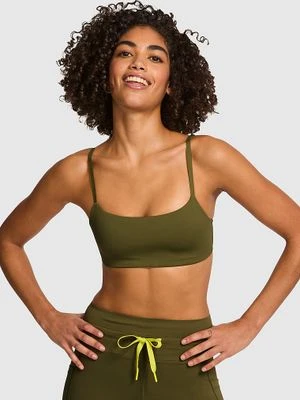 Biustonosz sportowy z prostym dekoltem Victoria's Secret