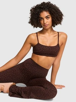 Biustonosz sportowy z prostym dekoltem Victoria's Secret