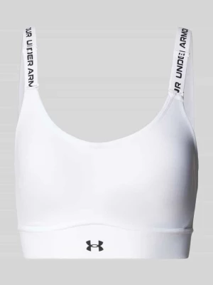 Biustonosz sportowy z regulowanymi ramiączkami model ‘Infinity’ Under Armour