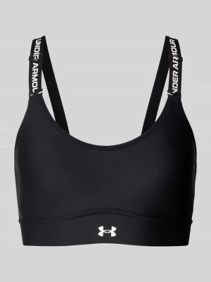 Biustonosz sportowy z regulowanymi ramiączkami model ‘Infinity’ Under Armour