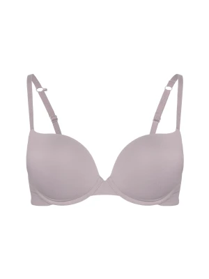 Biustonosz super push-up NUDE beżowy pod T-shirt Esotiq brązowy