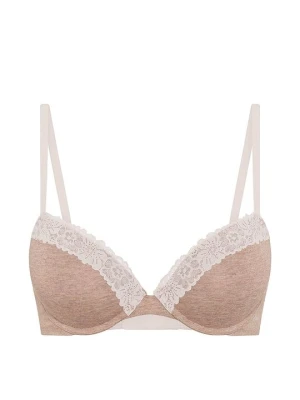PINK WEAR EVERYWHERE Biustonosz super push-up Wear Everywhere™ Victoria's Secret Beżowy
