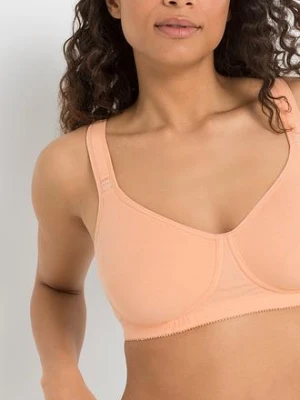 Biustonosz t-shirt bez fiszbinów, z bawełny (2 szt.) bonprix