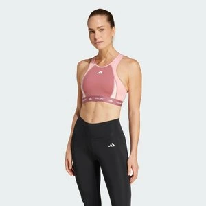 Biustonosz Techfit Medium-Support High-Neck Colorblock Adidas