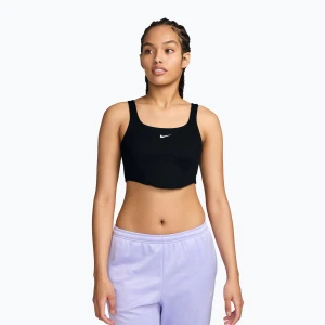Biustonosz treningowy damski Nike One black / white