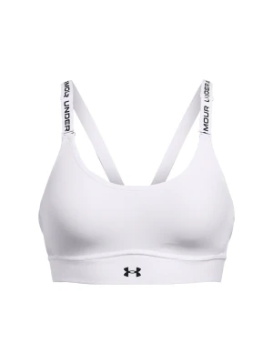 Biustonosz treningowy damski Under Armour UA Infinity Mid 2.0 Bra - biały