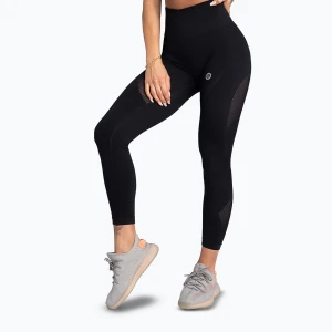 Biustonosz treningowy Gym Glamour bezszwowy black