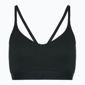Biustonosz treningowy Nike Dri-Fit Indy Light Support black / black / black