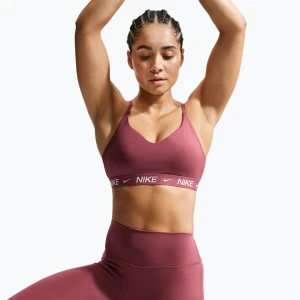Biustonosz treningowy Nike Indy Light Support pink smoke