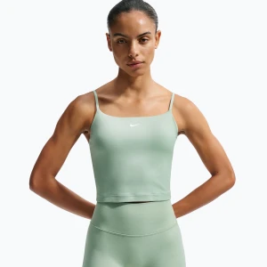 Biustonosz treningowy Nike One Medium Support steam/white