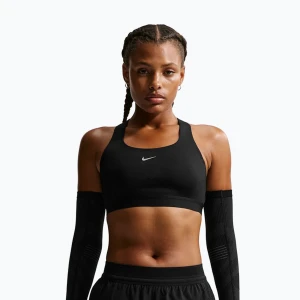 Biustonosz treningowy Nike Swift High-Support Lightly Lined black