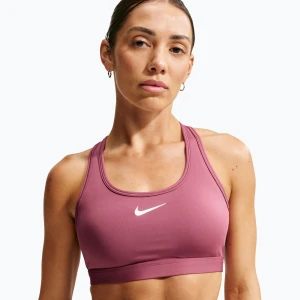Biustonosz treningowy Nike Swoosh pink smoke/white
