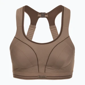 Biustonosz treningowy Shock Absorber Ultimate Run Bra greyish purple Brązowy