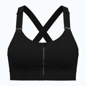 Biustonosz treningowy Under Armour Infinity High Zip 2.0 black / black