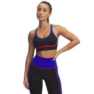 Biustonosz treningowy Under Armour Project Rock Bra - czarny