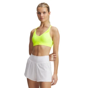 Biustonosz treningowy Under Armour UA Crossback Low Bra - żółty