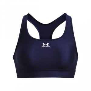 Biustonosz treningowy Under Armour UA HeatGear Mid Padless - granatowy