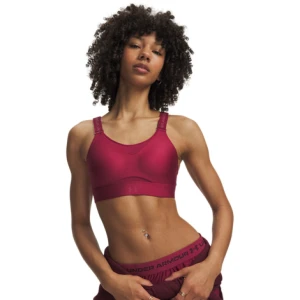 Biustonosz treningowy Under Armour UA Infinity High 2.0 Bra - burgundowy