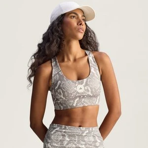 Biustonosz treningowy z nadrukiem adidas By Stella McCartney Power Impact Training Bra Medium Support