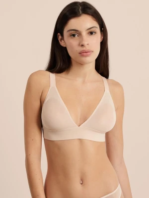 Biustonosz trójkątny bez fiszbin z siateczki Etam