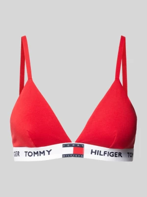 Biustonosz trójkątny z detalem z logo Tommy Hilfiger