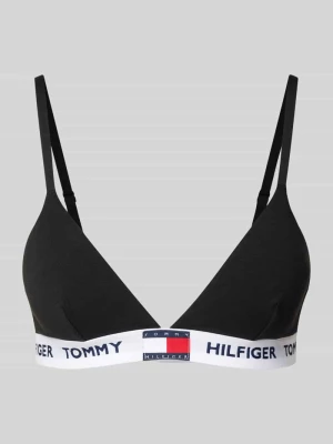 Biustonosz trójkątny z detalem z logo Tommy Hilfiger