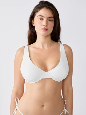 Biustonosz trójkątny z fiszbinami - góra od bikini Etam