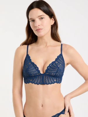 Biustonosz trójkątny z koronki Etam