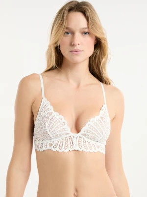 Biustonosz trójkątny z koronki Etam