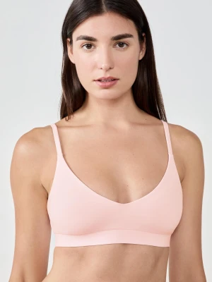 Biustonosz trójkątny z mikrofibry z odpinalnymi wkładkami Etam