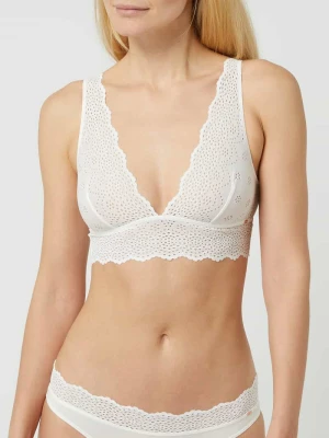 Biustonosz typu bralette z ażurowej koronki SKINY