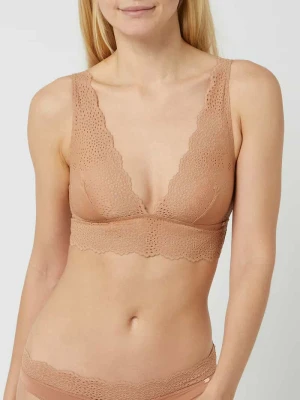 Biustonosz typu bralette z ażurowej koronki SKINY