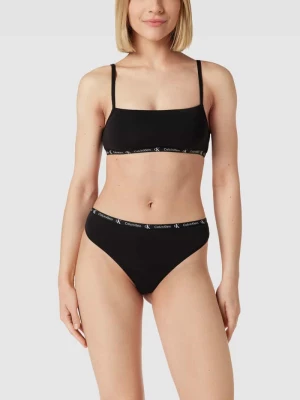 Biustonosz typu bralette z cienkimi ramiączkami w zestawie 2 szt. model ‘UNLINED’ Calvin Klein Underwear