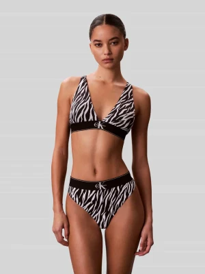 biustonosz typu bralette z detal z logo Calvin Klein Underwear