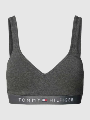 Biustonosz typu bralette z elastycznym pasem z logo Tommy Hilfiger